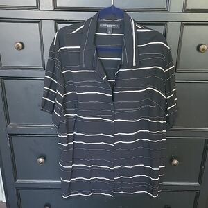 Vintage Josephine Chaus Striped Blouse